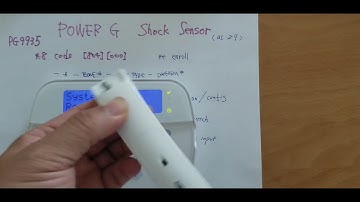 DSC PG9935 shock sensor programming as contact + shock sensor