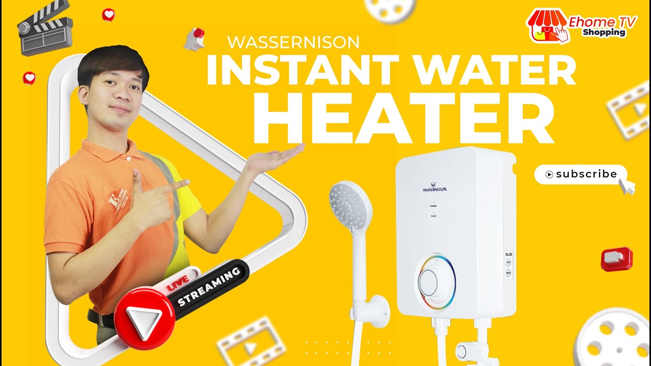 Wassernison Instant Water Heater - EHome TV Shopping - YouTube