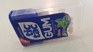 Tic Tac Gum Sugatfree Gum freshmint flavor Unboxing 2020