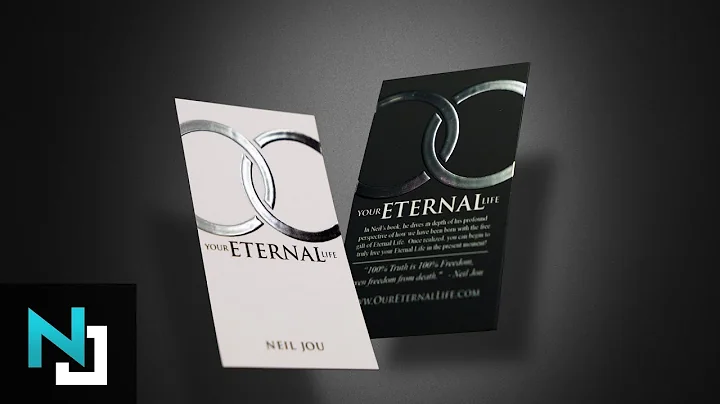 Raised Foil Stamp - Suede Cards | Marketing Material | Neil Jou Productions