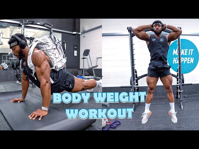 FULL BODY HOME WORKOUT | No Equipment, Bodyweight Workout - YouTube