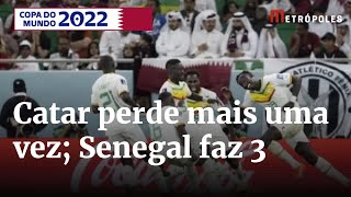 Senegal derrota o Catar e entra na briga por vaga nas oitavas da Copa