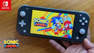 Sonic Mania Nintendo Switch Lite Gameplay