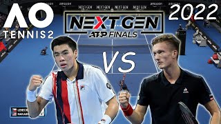 AO Tennis 2 Brandon Nakashima VS Jiri Lehecka Next Gen ATP Finals 2022 Simulación Marratxiboy