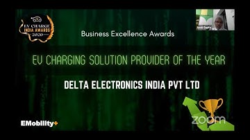 Delta Electronics India is awarded with ‘EV Charging Solution Provider of the Year