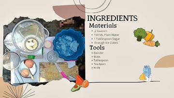 How to  make Guava Juice - PROCEDURE TEXT