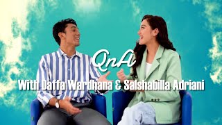 QnA - Salshabilla Adriani & Daffa Wardhana | Kenyataannya BERANTEM terus di lokasi syuting