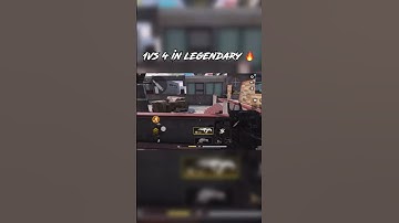 1vs 4 in legendary 🔥| MP Ranked CODM #codm #codmobile #callofdutymobile