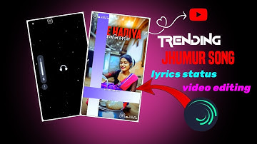 New trending Adivasi jhumur song alight motion editing video || xml file || description box 👇 👇