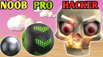 Going Balls - Noob vs Pro vs Hacker - Gameplay Walkthrough