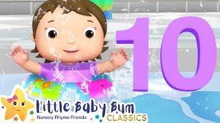 ten little babies water park song nursery rhymes kids songs little baby bum abcs and 123s