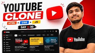 30 Days 30 Projects | Day 5 | Realistic YouTube Clone using AI Prompting in 15 minutes