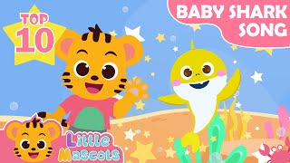 Baby Shark + Baa Baa Black Sheep + More Little Mascots Nursery Rhymes & Kids Songs