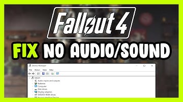 How to FIX Fallout 4 No Audio/Sound Not Working
