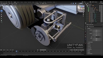 Sci-Fi vehicle 025 - 3D modeling - part 7 - 4x timelapse