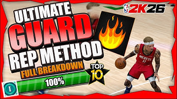 EASIEST FAST REP METHOD FOR GUARDS!!! FAST REP UP METHOD FOR ALL GUARDS IN NBA 2K26!! FULL BREAKDOWN