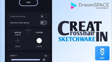 How to make crosshair in sketchware - DreamSPACE Dev #sketchware
