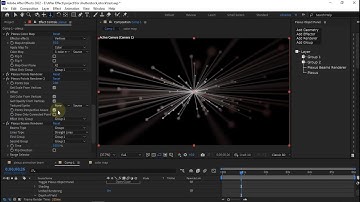 Plexus AE Tutorial Create background video for cinematic title with Plexus plugin
