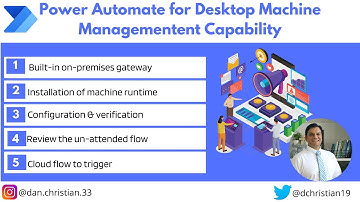 Power Automate for Desktop Machine Management Capability