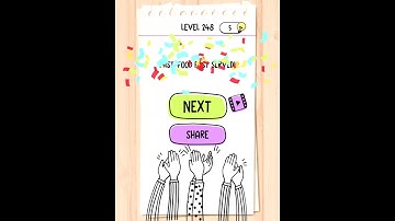 Brain Test: Tricky Puzzles Level 248 Walkthrough Solution Answers Solved