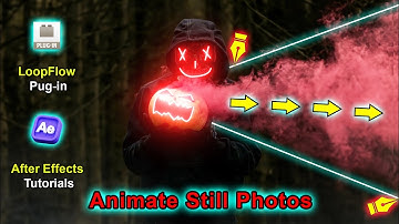 ✨Bring Stills to Life Animate 2D Images with loopFlow Plug-in After Effects Tutorial