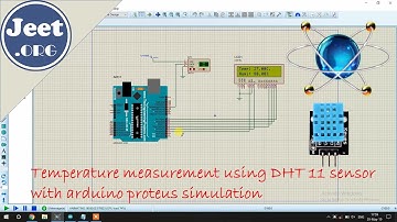 Temperature Measurement Using DHT 11 in Proteus | Jeet.org
