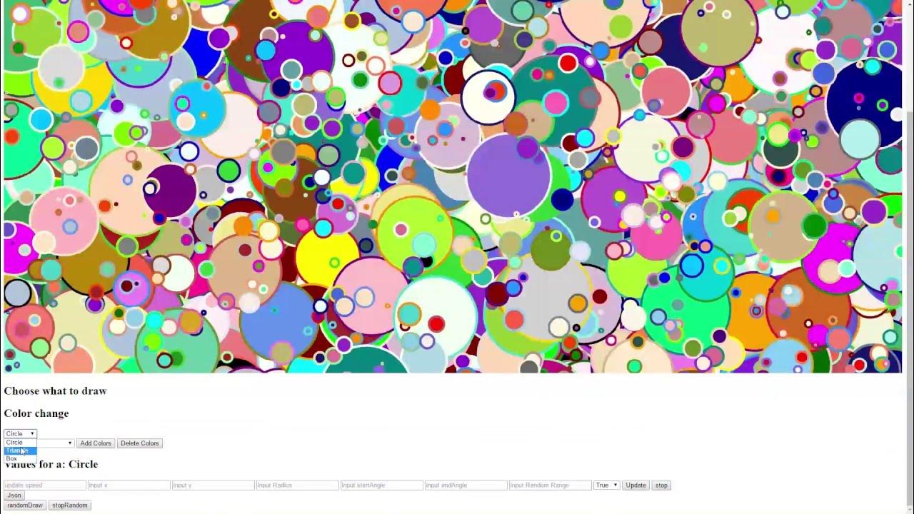 Javascript Canvas Random Draw Generator YouTube