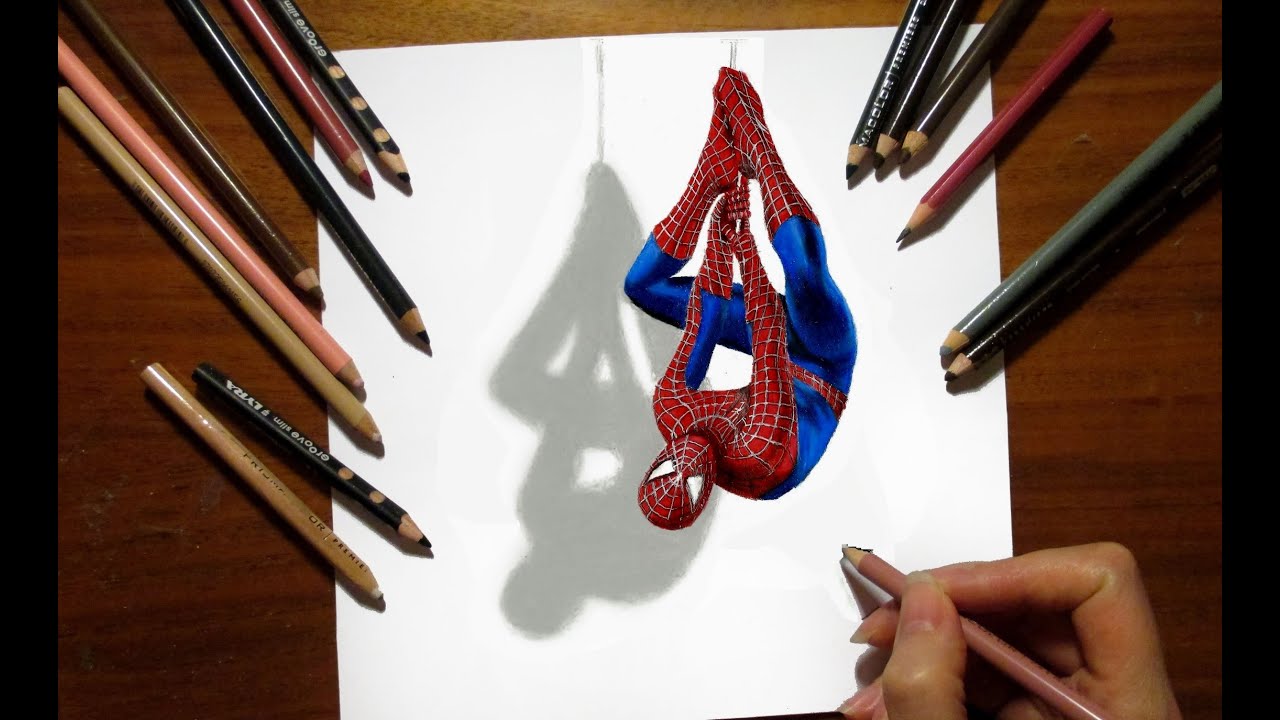 3D drawing of the Amazing Spider-Man 2 | Jasmina Susak