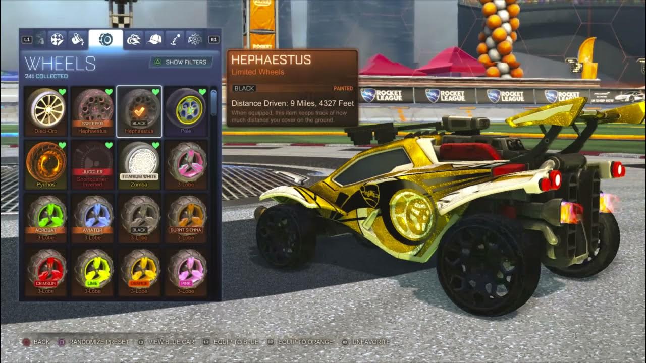 Top 10 black wheels in rocket league YouTube
