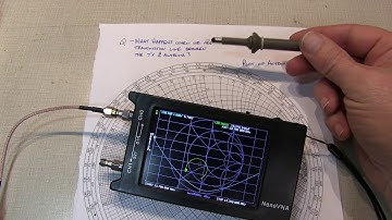 #325: Use NanoVNA and Smith Chart to show effect of adding transmission line length