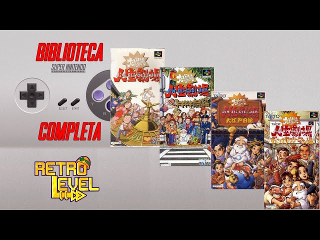 Daibakushou: Jinsei Gekijou (4 jogos) - Biblioteca COMPLETA do