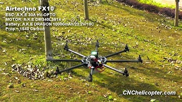 www.cnchelicopter.com Airtechno Fx10 horizontal flying mode demo