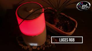 Vídeo: Lampara De Escritorio Reloj Bluetooth Wake Up Lamp