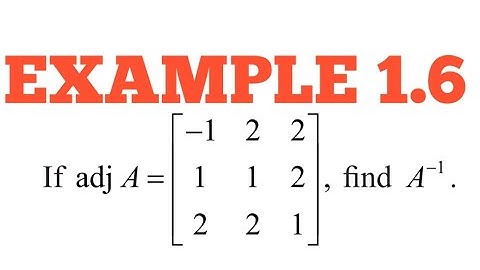 Example 1.6|12th Maths Chapter 1 APPLICATION OF MATRICES AND DETERMINANTS|