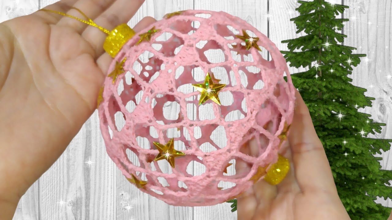 ESFERAS NAVIDEÑAS _ TEJIDOS A CROCHET_ADORNOS PARA EL ARBOLITO DE NAVIDAD_CHRISTMAS SPHERES 🎄