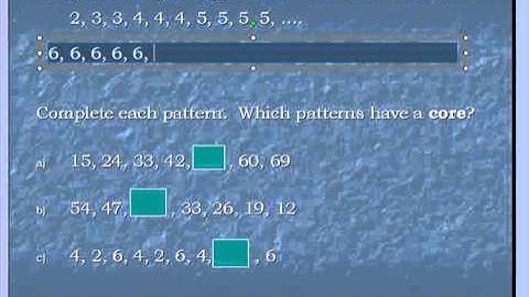 Grade 4.1.2 Math Exploring Number Patterns 4