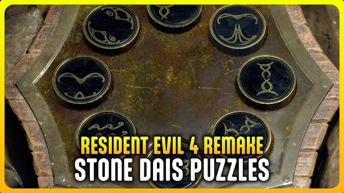 Resident Evil 4 remake hexagon stone pedestal puzzle solution guide -  Polygon