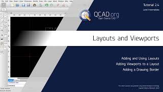 QCAD - 2.4 Layouts and Viewports