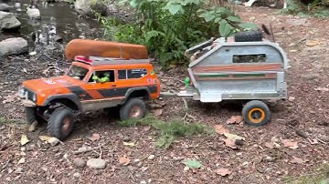 REDCAT Gen8 international! BROKEN DOWN! Out camping, Towing the Camper Trailer! A ways from HOME lol