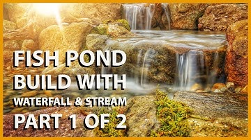 How to Build a Fish Pond and Stream / Waterfall - Part 1 Pond Renovation by Atlantis Water Gardens