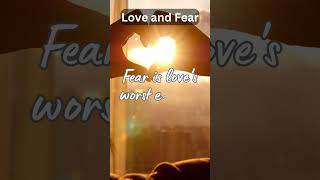 Love vs. Fear: The Battle for Affections Space LoveVsFear GenuineAffection FearInLove status