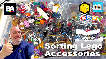 VLOG102 - Sorting and Uploading Lego Accessories to Bricklink, Another Big Win Comes My Way
