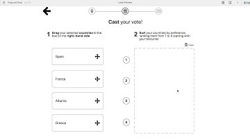Drag & Drop Voting on Axure (Planit)