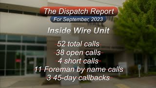 IBEW Local 46: September 2023 Dispatch Report Net Worth