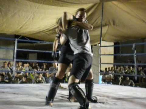 Round 2 FOB Warhorse Combatives Girl MMA Fight