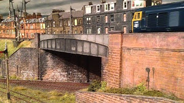 Class 50 with DCC sound and custom made HST prototype coaches