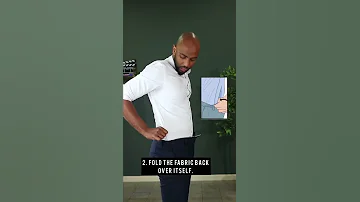 كيف تثبت القميص داخل البنطلون How To Tuck In Your Dress Shirt Military Tuck Tutorial 
