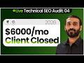 Live Technical SEO Audit Worth $6K - Step by Step Practical Guide to SEO Audit in 2026 using AI - P4