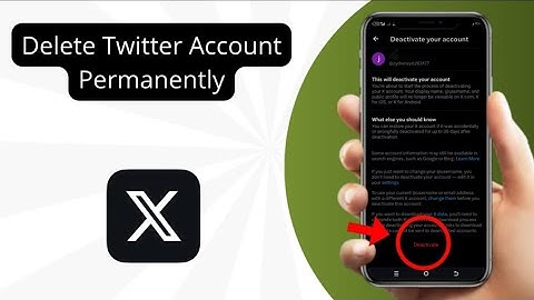 how to delete twitter account permanently