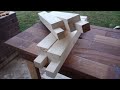 simple wood joint using circular saw